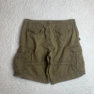 Vintage polo Ralph Lauren men's olive‎ green military cargo shorts baggy 36